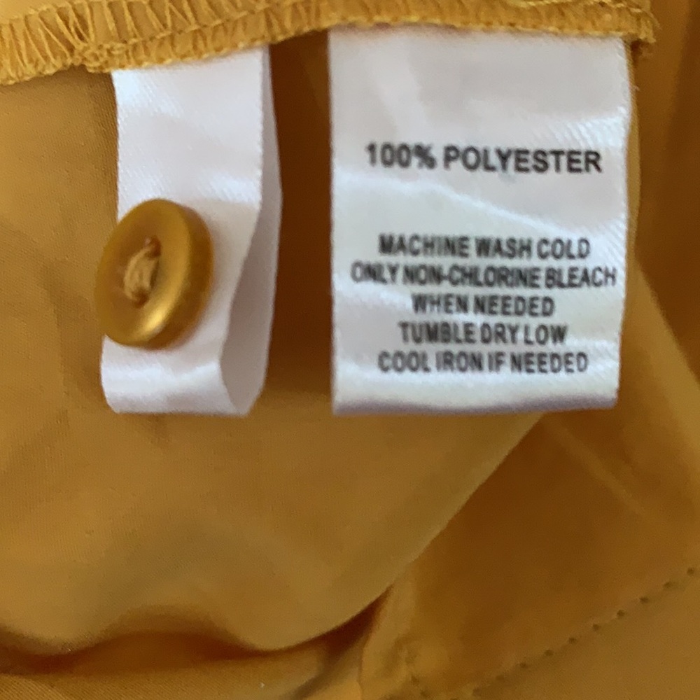 Mustard blouse - Picture 4 of 4
